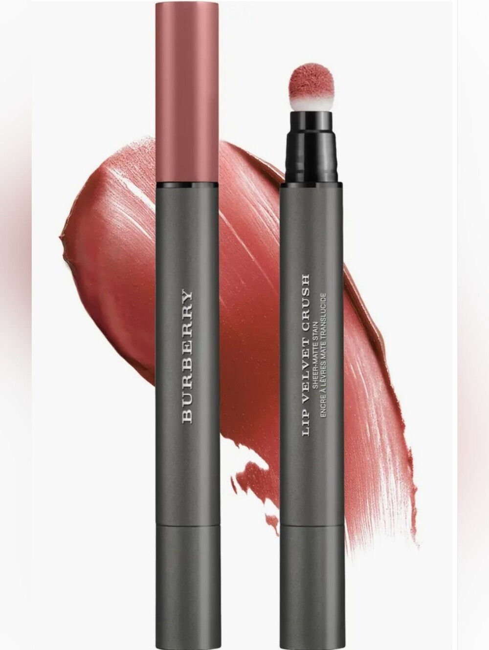 Burberry Lip Velvet Crush Sheer Matte Stain In Copper Pink